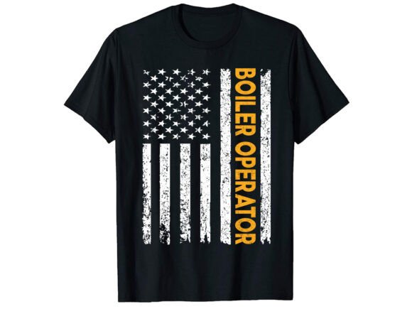 Boiler Operator Career T-shirt Graphics for Modern T-Shirt Designs