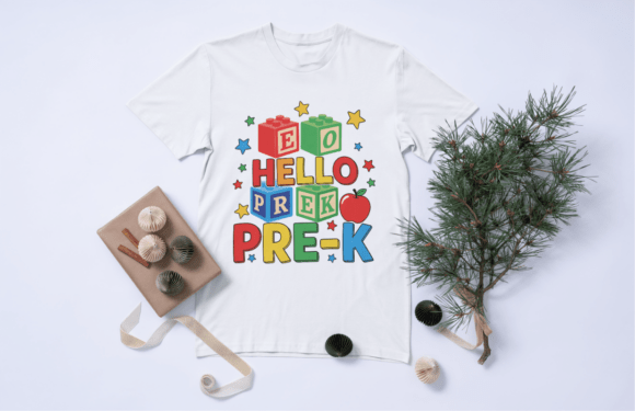 Hello Prek Cute School SVG: Graphics for T-Shirt Designs