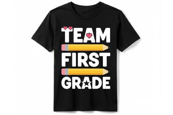 Team First Grade Teacher T-Shirt: A Graphics Review for T-Shirt Designs